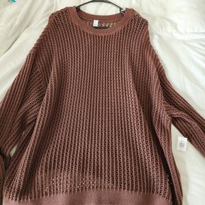 Brown oldnavy 3x loose sweater
